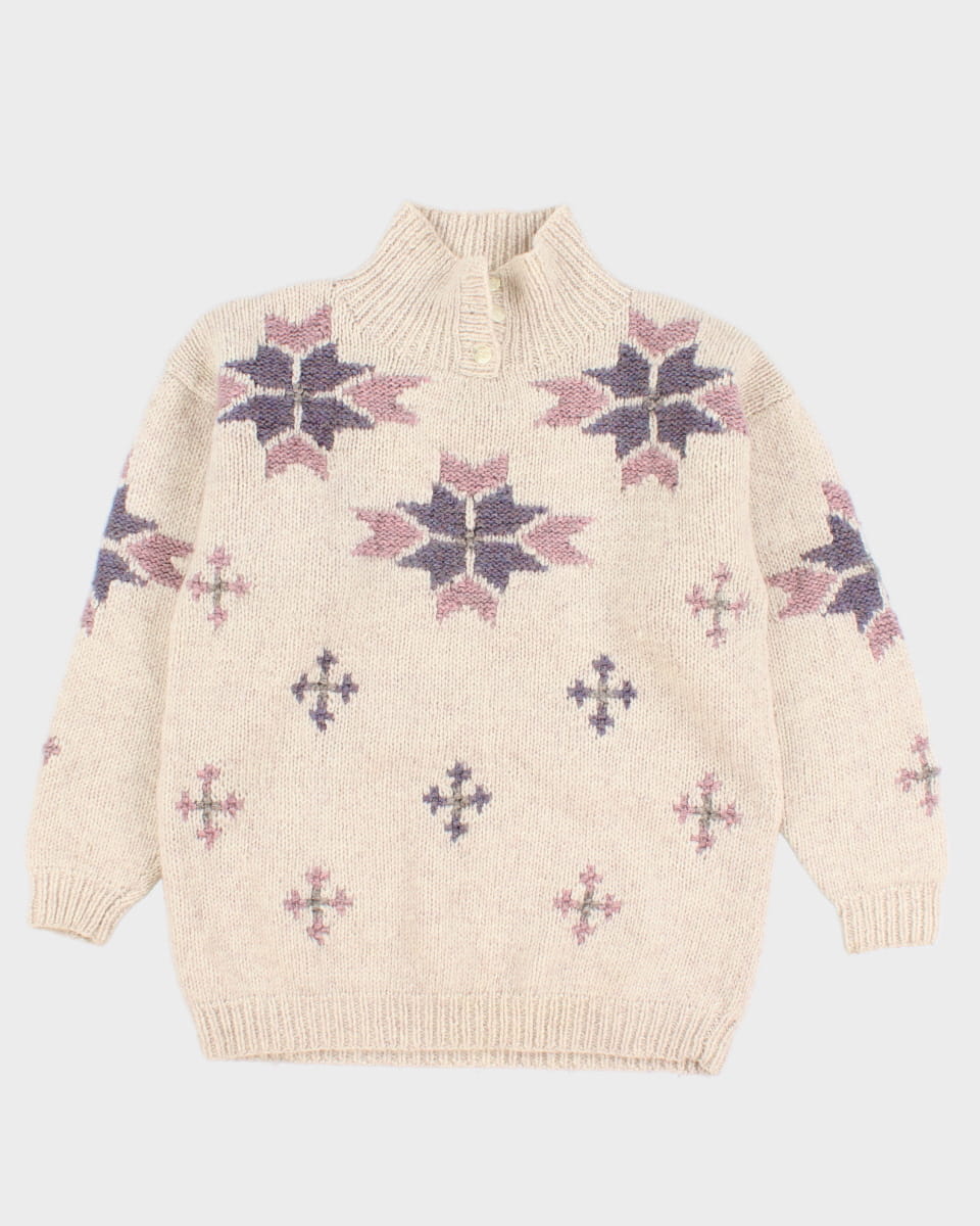 Vintage Pure Wool Chunky Knit - M