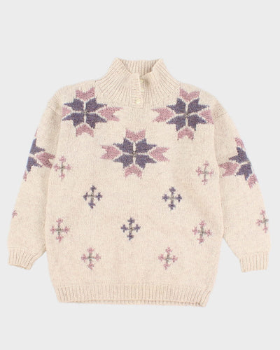 Vintage Pure Wool Chunky Knit - M