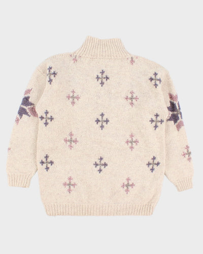 Vintage Pure Wool Chunky Knit - M