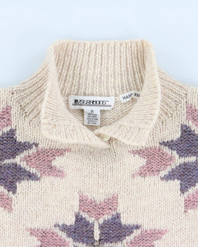 Vintage Pure Wool Chunky Knit - M