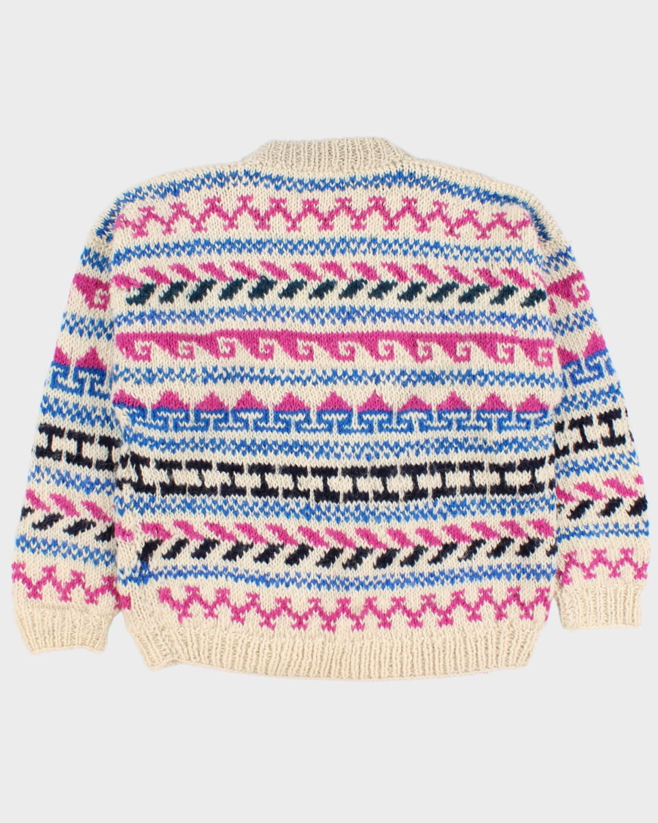 Vintage Pure Wool Chunky Knit - M - L