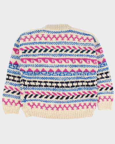 Vintage Pure Wool Chunky Knit - M - L