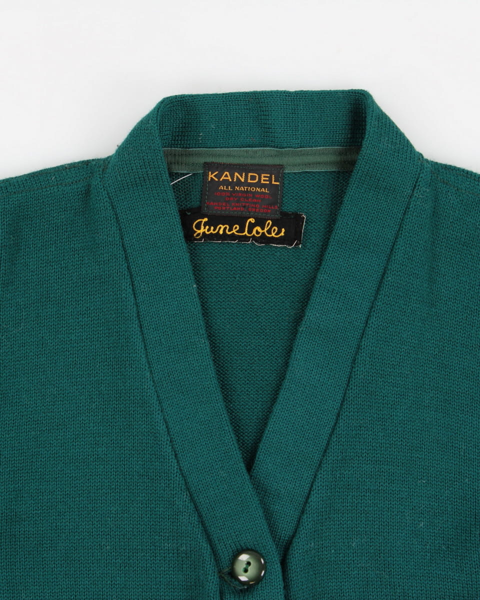 Vintage Kandel Pure Wool Cardigan M - L