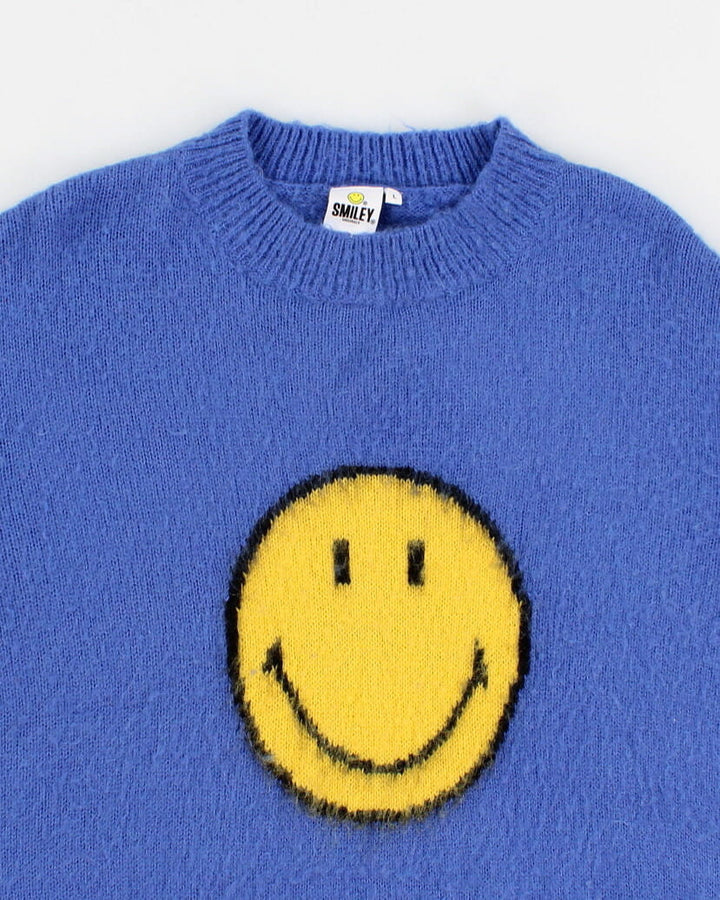 Smiley Knit Jumper - L
