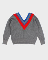 Sandro V Neck Knit Jumper - S - M