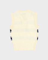 Vintage 1970s Cream Knitted Tank Top - XXS