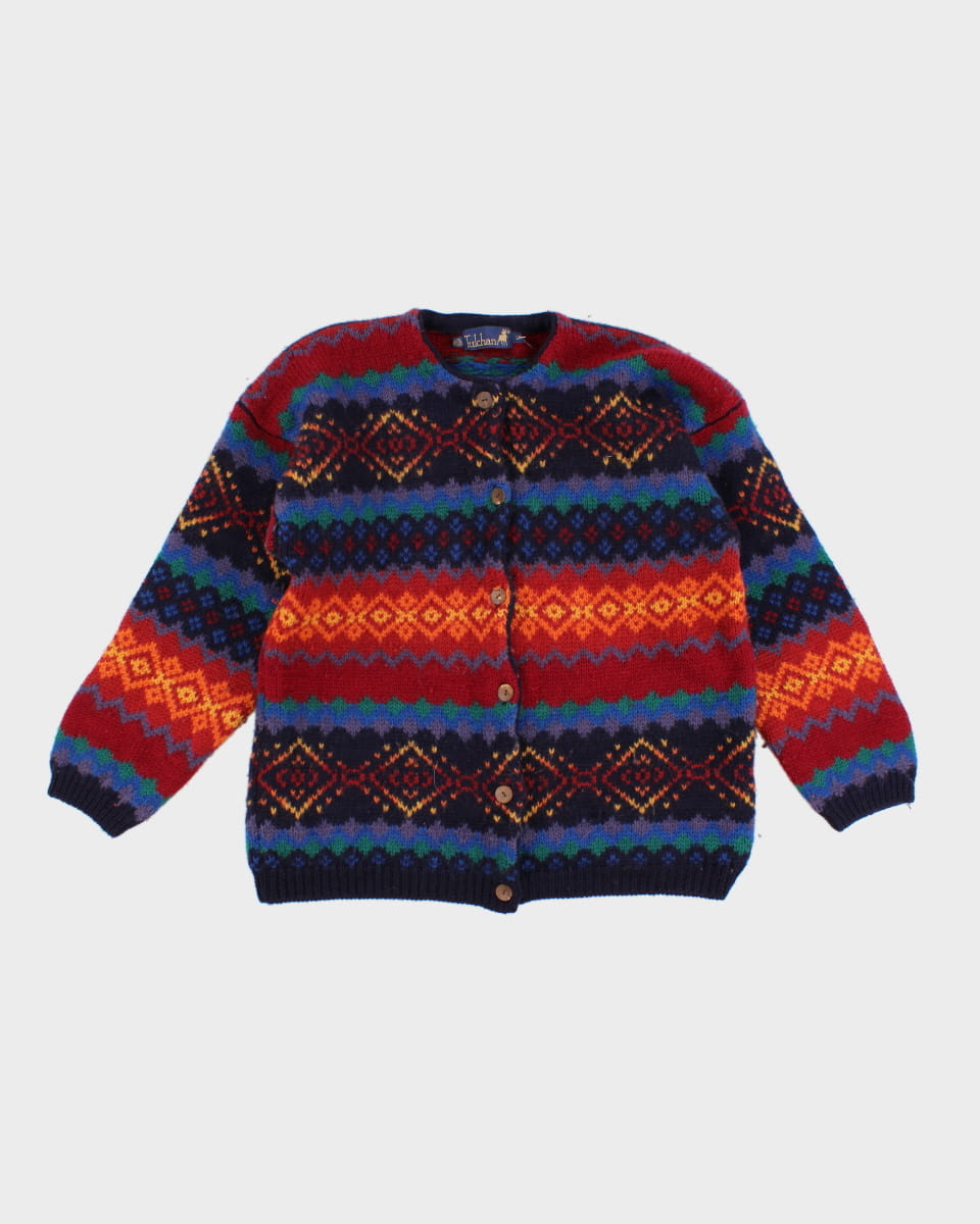 Vintage Tulchan Wool Chunky Cardigan - L/XL