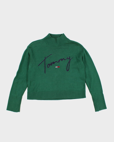 Tommy Hilfiger Green Knit Jumper - XS