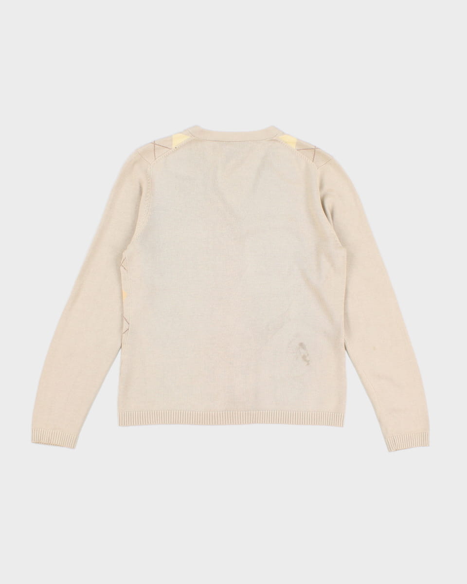 Brooks Brothers Argyle Cardigan - S