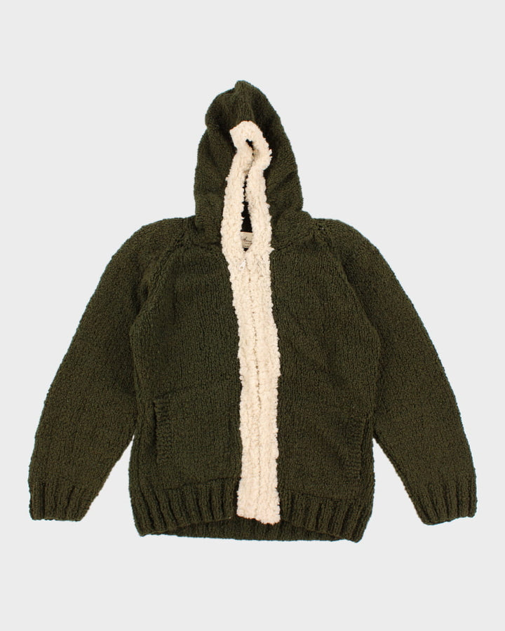 Vintage Amano Artesanias Hooded Wool Sweatshirt - M