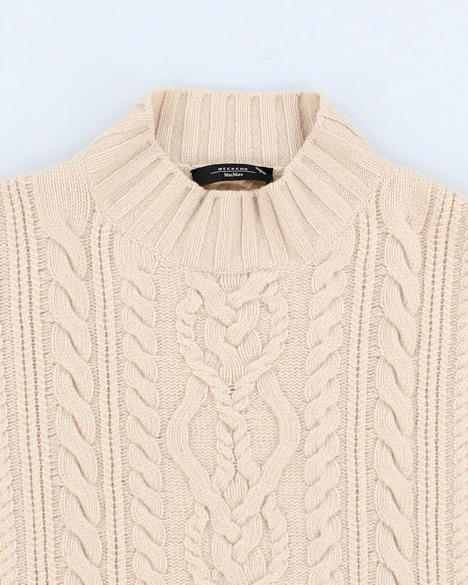 MaxMara Oversized Cable Knit Jumper - L