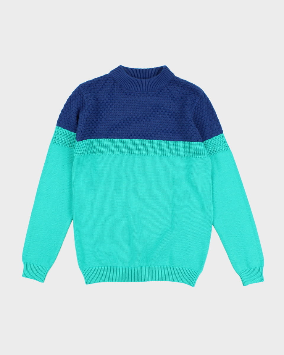 Unisex 100% Cotton Knit Jumper - L - M