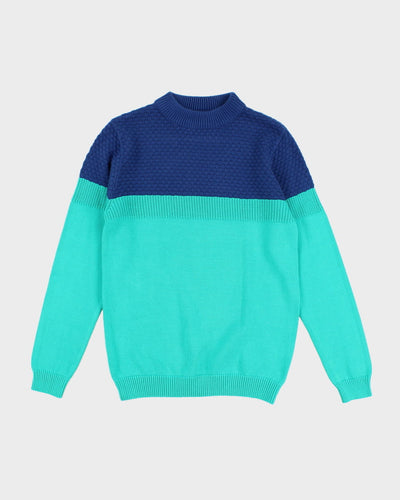 Unisex 100% Cotton Knit Jumper - L - M