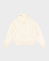 Women's Vintage Patterned Knit Jumper - M