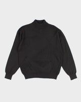 Women's Vintage Black Knit Jumper - M