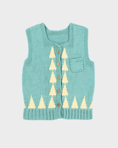 Vintage Handmade Knit Vest - S