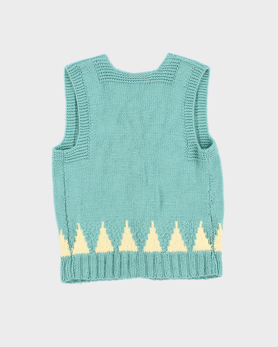 Vintage Handmade Knit Vest - S