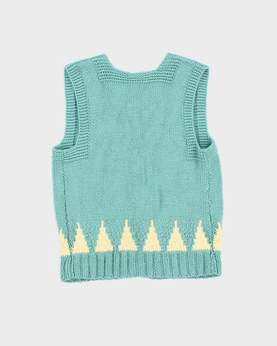 Vintage Handmade Knit Vest - S
