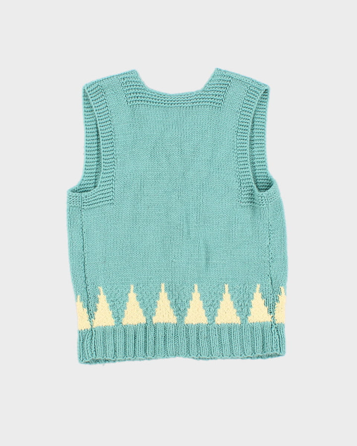 Vintage Handmade Knit Vest - S