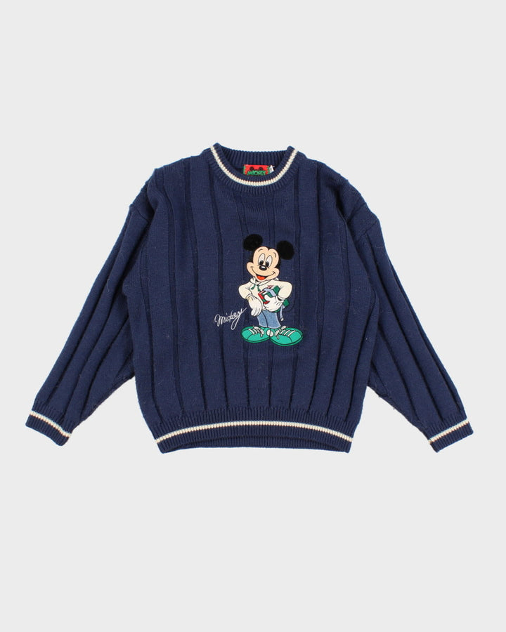 Vintage Mickey Knit Jumper - S