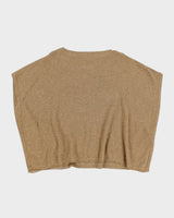 Women's Gold Ralph Lauren Knit Top - M