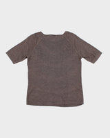 Women's Grey Ralph Lauren Knit Top - M
