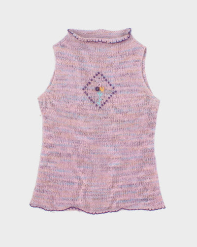 Vintage 90s Etam Weekend Wool Blend Vest - XS