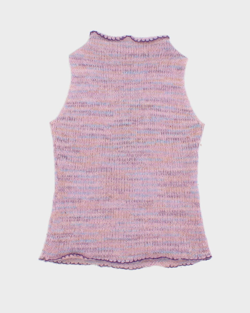 Vintage 90s Etam Weekend Wool Blend Vest - XS