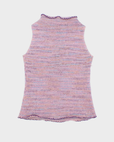Vintage 90s Etam Weekend Wool Blend Vest - XS