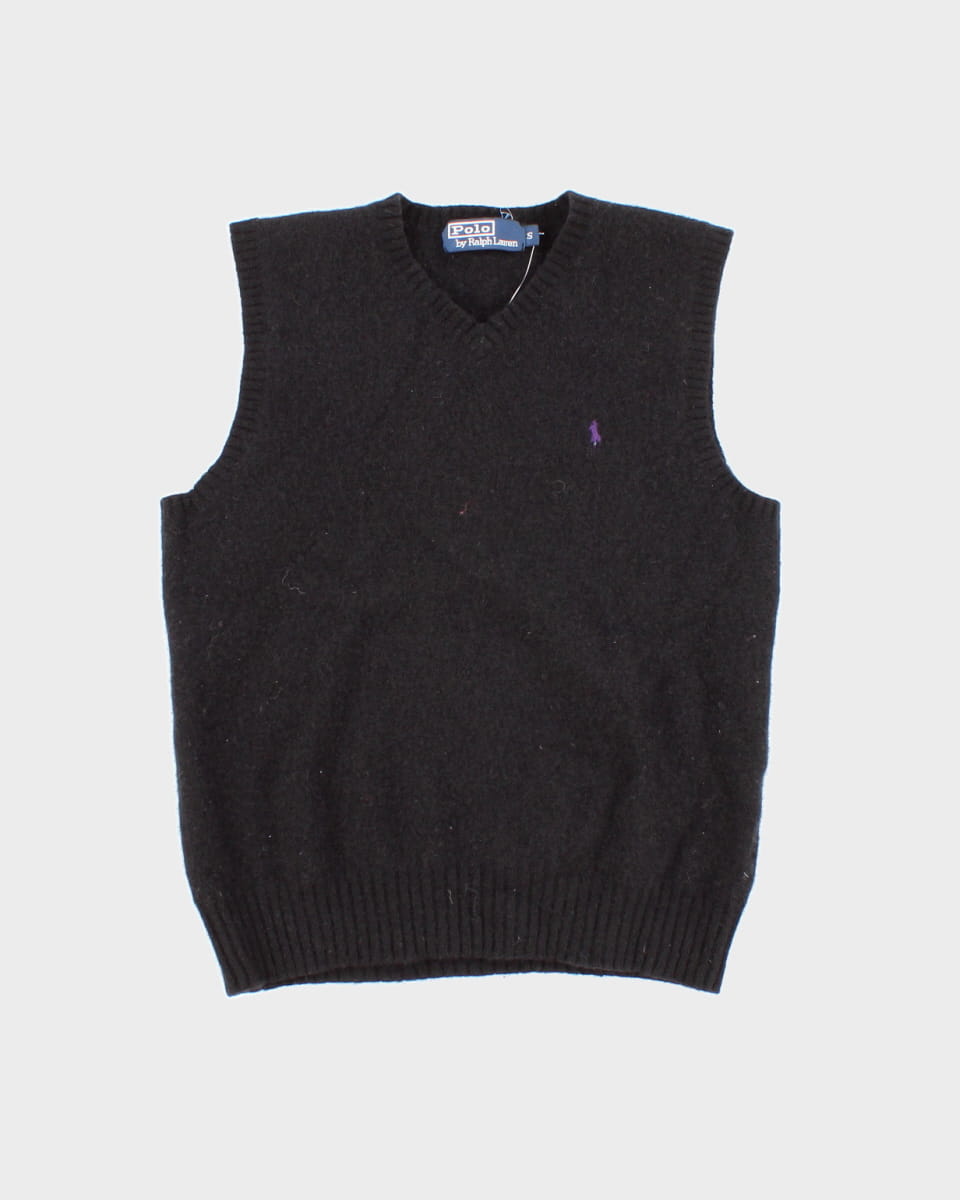 Vintage 90s Polo By Ralph Lauren Lambswool Vest - S