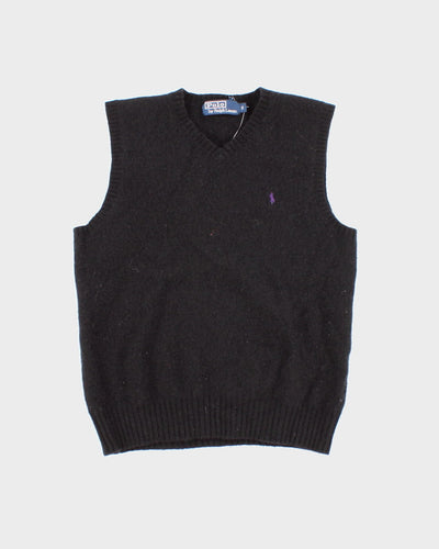 Vintage 90s Polo By Ralph Lauren Lambswool Vest - S