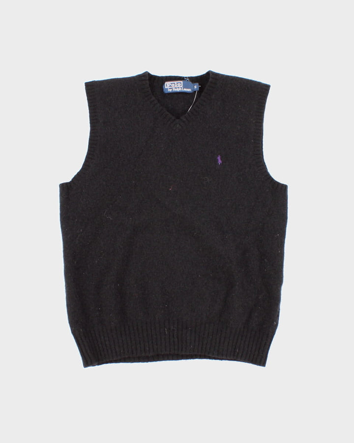 Vintage 90s Polo By Ralph Lauren Lambswool Vest - S