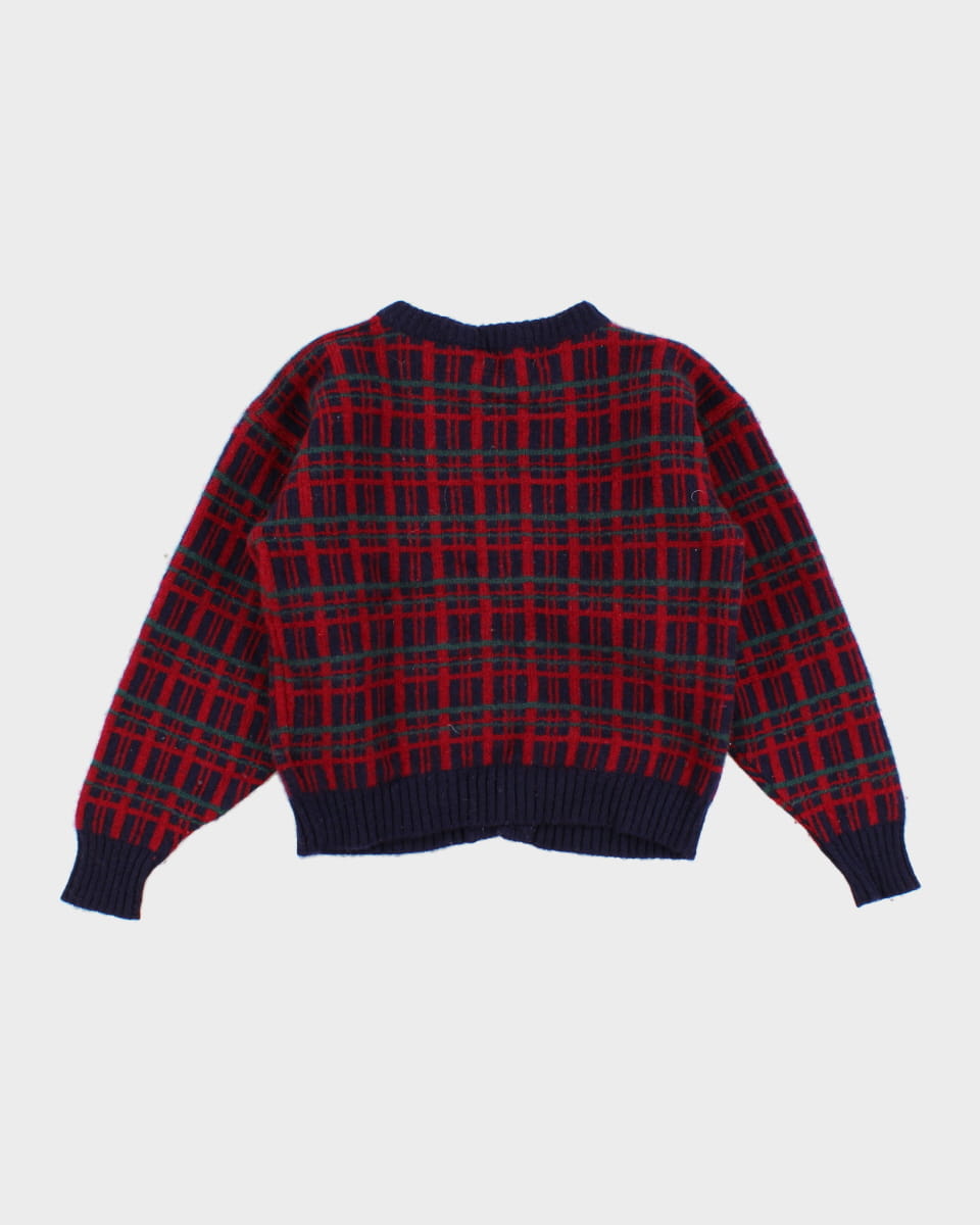 Vintage 70s Edward Chapman Wool Cardigan - S