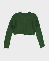 Charlie &amp; Robin Wool Blend Cropped Cardigan - M