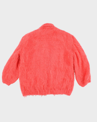 Vintage Mohair Blend Cardigan - L