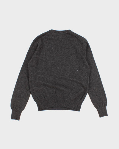 Women's Grey Benetton Knit Jumper - M