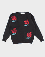 Vintage Peter Hahn Rose Wool Blend Jumper - M