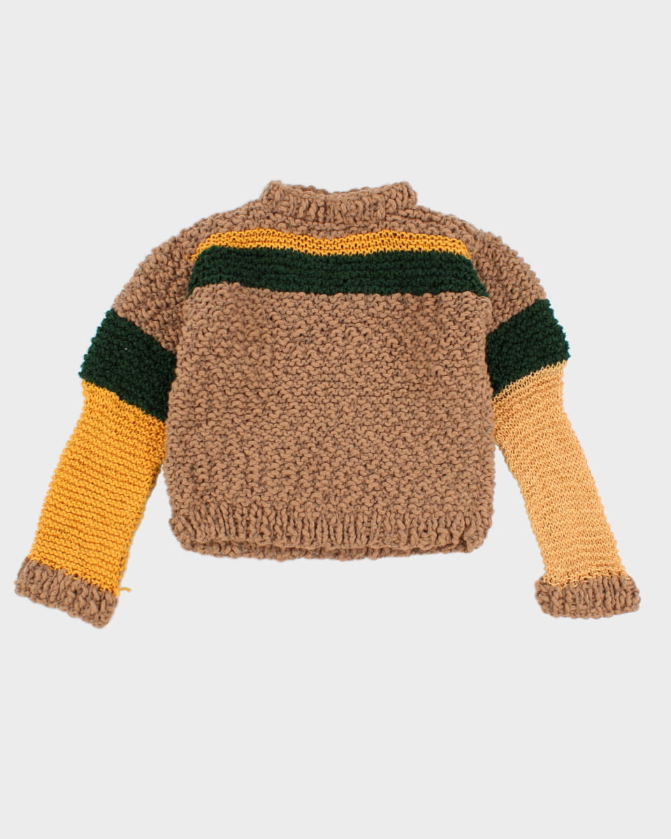 Handmade Unique Knit Jumper - M