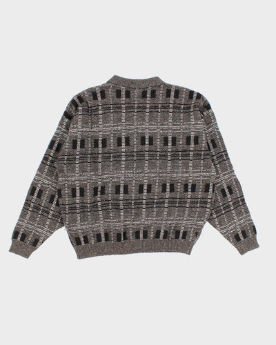Vintage 90s Ash Creek Collared Knit Jumper - L