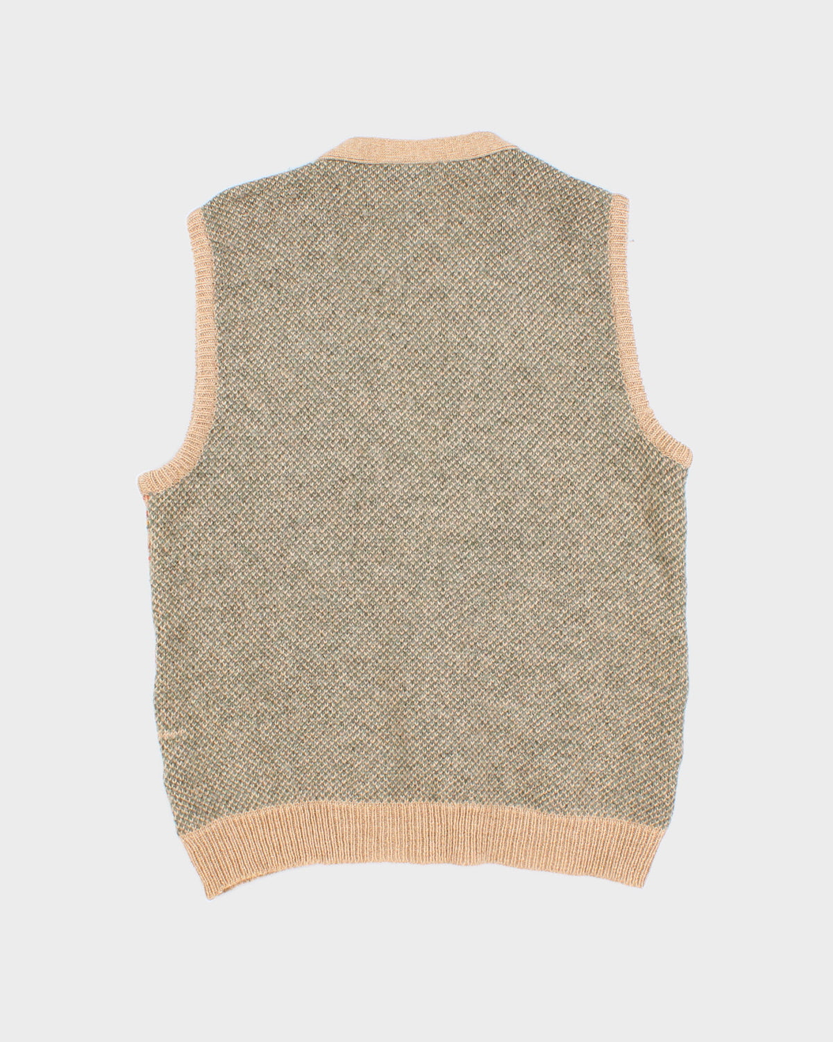 Vintage 80s Laura Ashley Wool Button Up Vest - O/S