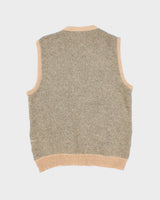 Vintage 80s Laura Ashley Wool Button Up Vest - O/S