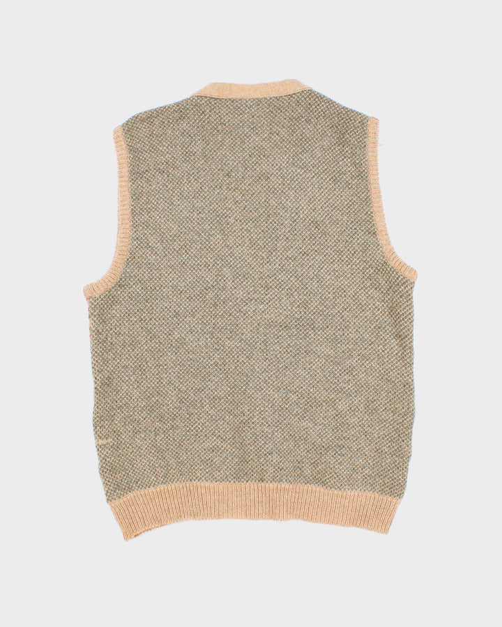 Vintage 80s Laura Ashley Wool Button Up Vest - O/S