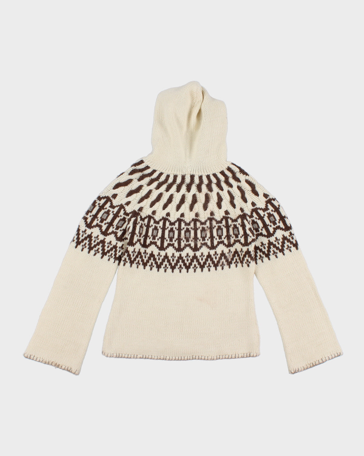 Polo Jeans Co Wool Blend Hooded Jumper - M