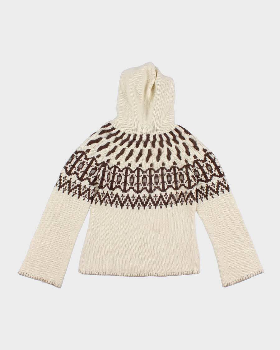 Polo Jeans Co Wool Blend Hooded Jumper - M