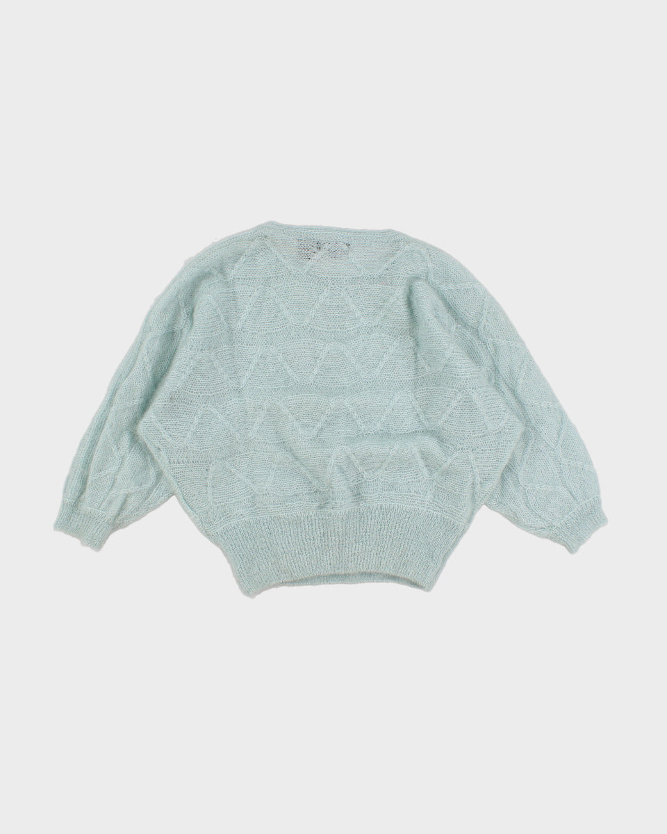 Vintage 90s Rene Tener for Jeanne Pierre Mohair Blend Jumper - L