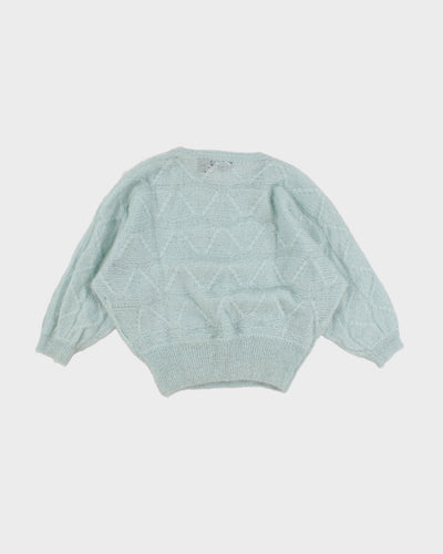 Vintage 90s Rene Tener for Jeanne Pierre Mohair Blend Jumper - L