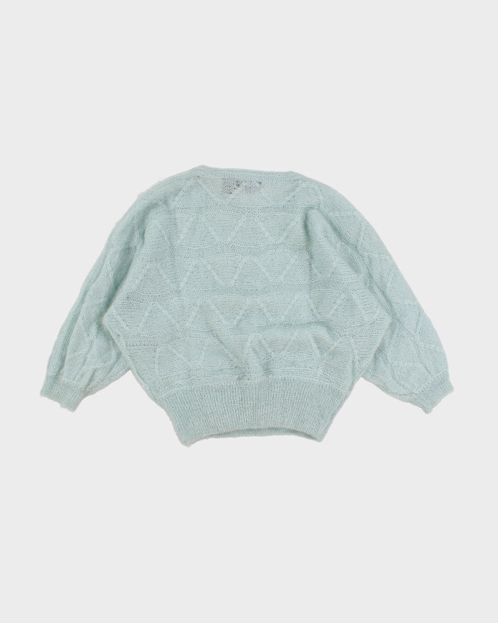 Vintage 90s Rene Tener for Jeanne Pierre Mohair Blend Jumper - L