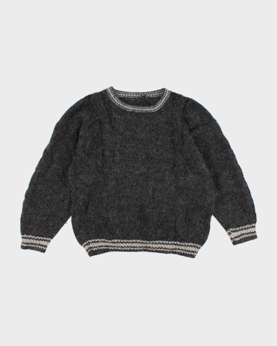 Vintage Handmade Knit Jumper - L