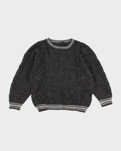 Vintage Handmade Knit Jumper - L