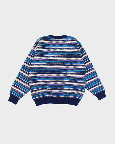 Vintage Capello Striped Wool Jumper - L